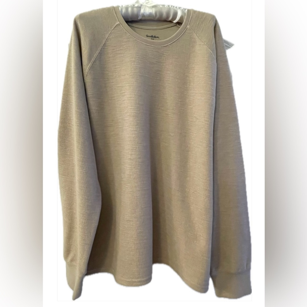 Men's Goodfellow & Co 2XL Crewneck Pullover Long Sleeved Sweater, pre-owned.